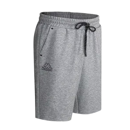 Grey Marl - Side - Kappa Mens Fleece Shorts