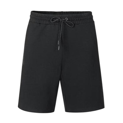 Black - Front - Kappa Mens Fleece Shorts