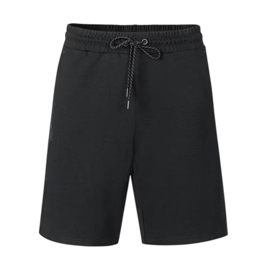Black - Front - Kappa Mens Fleece Shorts