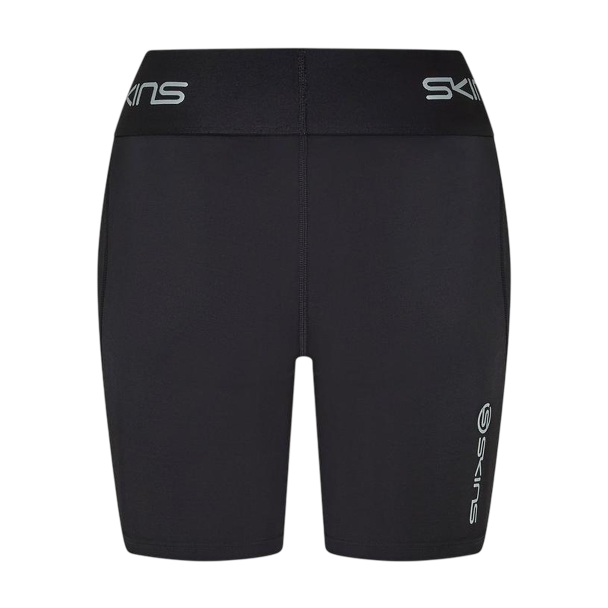 Black - Back - Skins Womens-Ladies Series-1 Compression Shorts