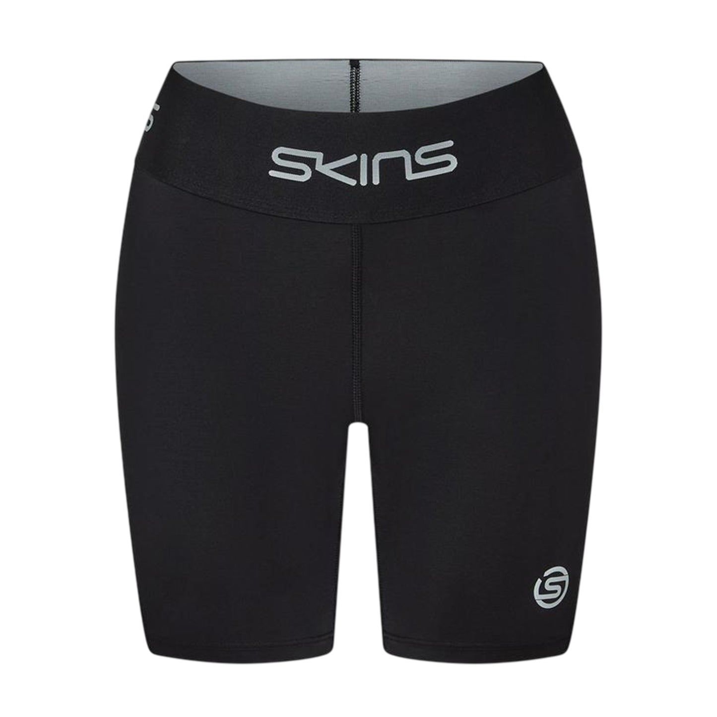 Black - Front - Skins Womens-Ladies Series-1 Compression Shorts