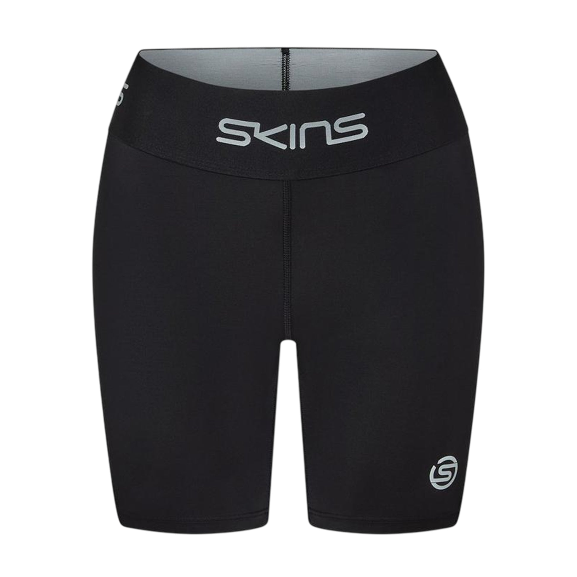 Black - Front - Skins Womens-Ladies Series-1 Compression Shorts