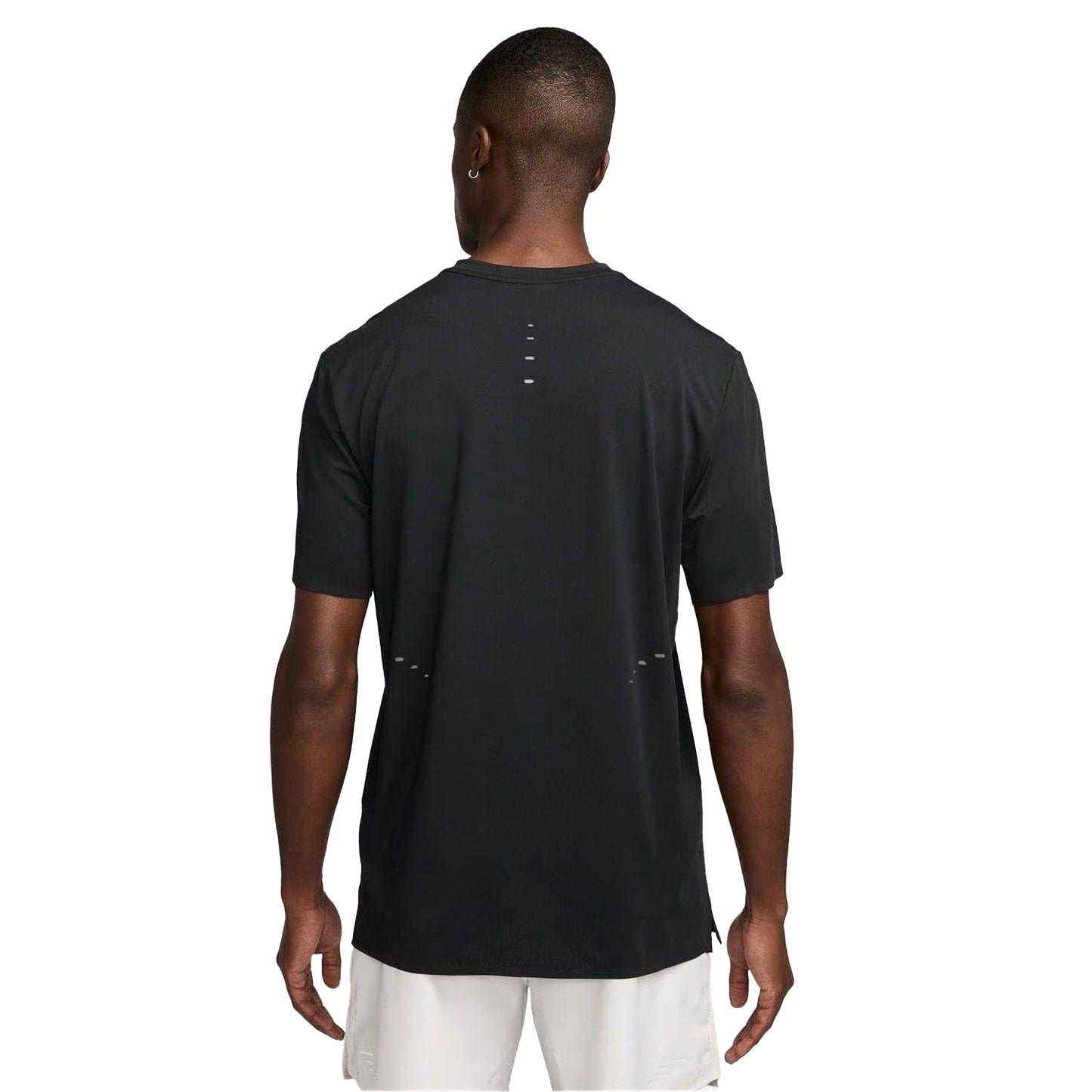 Black - Back - Nike Mens Pinnacle Dri-FIT Running T-Shirt