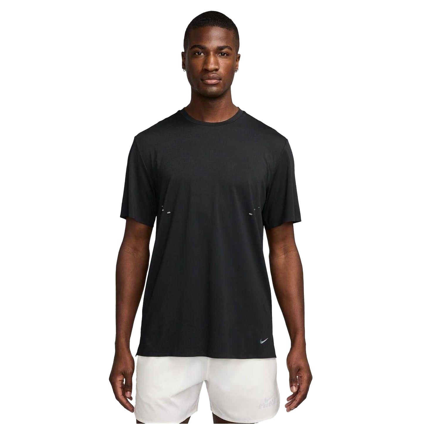 Black - Front - Nike Mens Pinnacle Dri-FIT Running T-Shirt