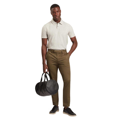 Light Grey - Lifestyle - Ted Baker Mens Panpolo Bone Polo Shirt