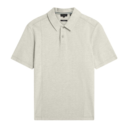 Light Grey - Front - Ted Baker Mens Panpolo Bone Polo Shirt