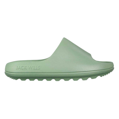 Pistachio - Front - Jack Wills Childrens-Kids EVA Wide Strap Sliders