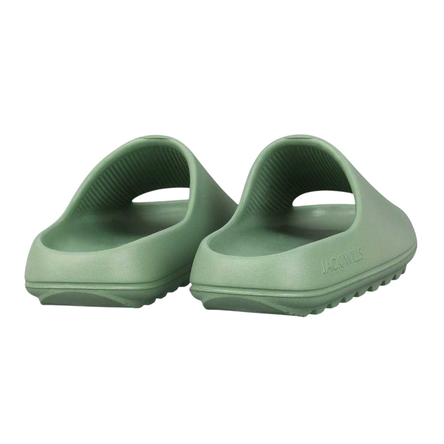 Pistachio - Back - Jack Wills Childrens-Kids EVA Wide Strap Sliders