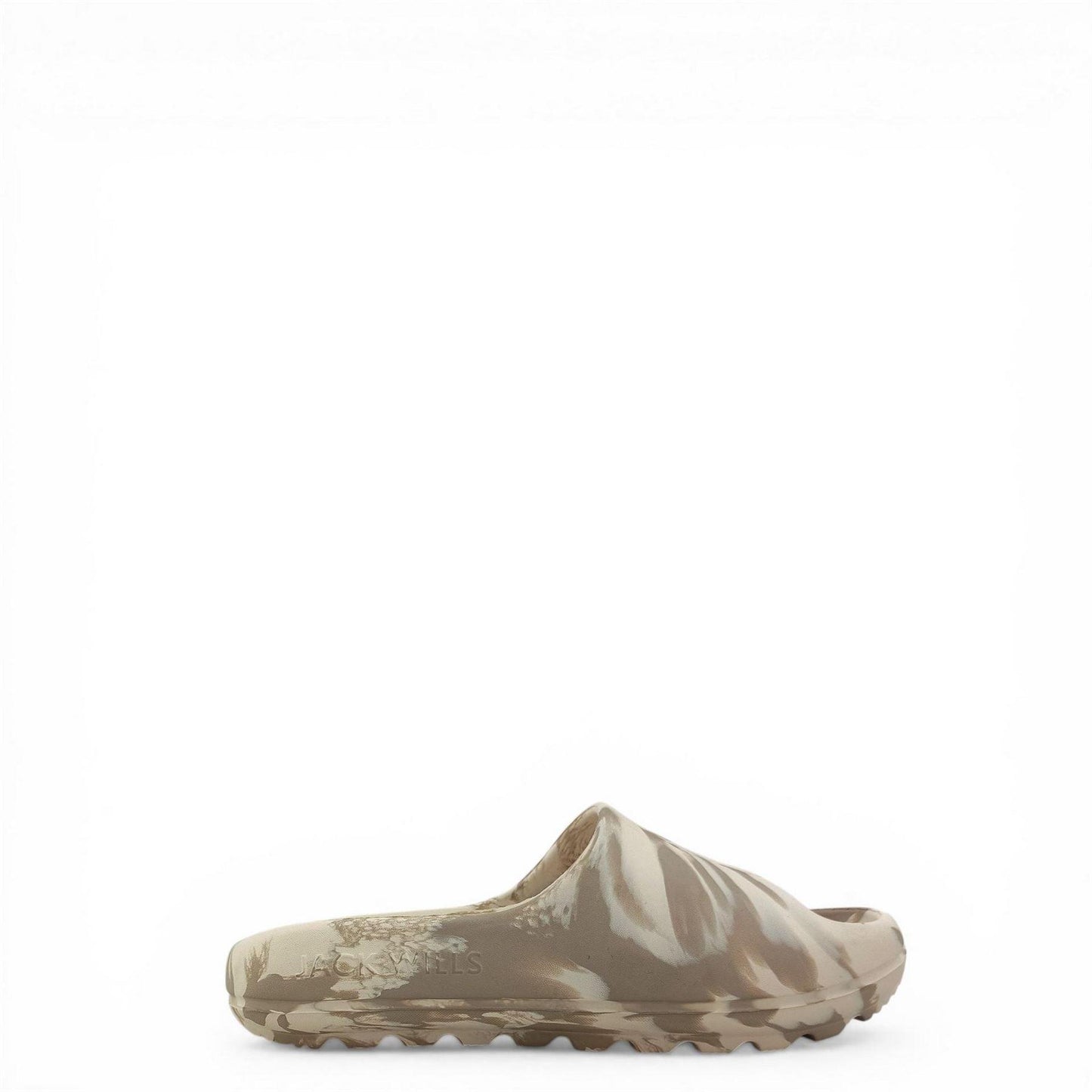 White - Front - Jack Wills Childrens-Kids EVA Wide Strap Sliders