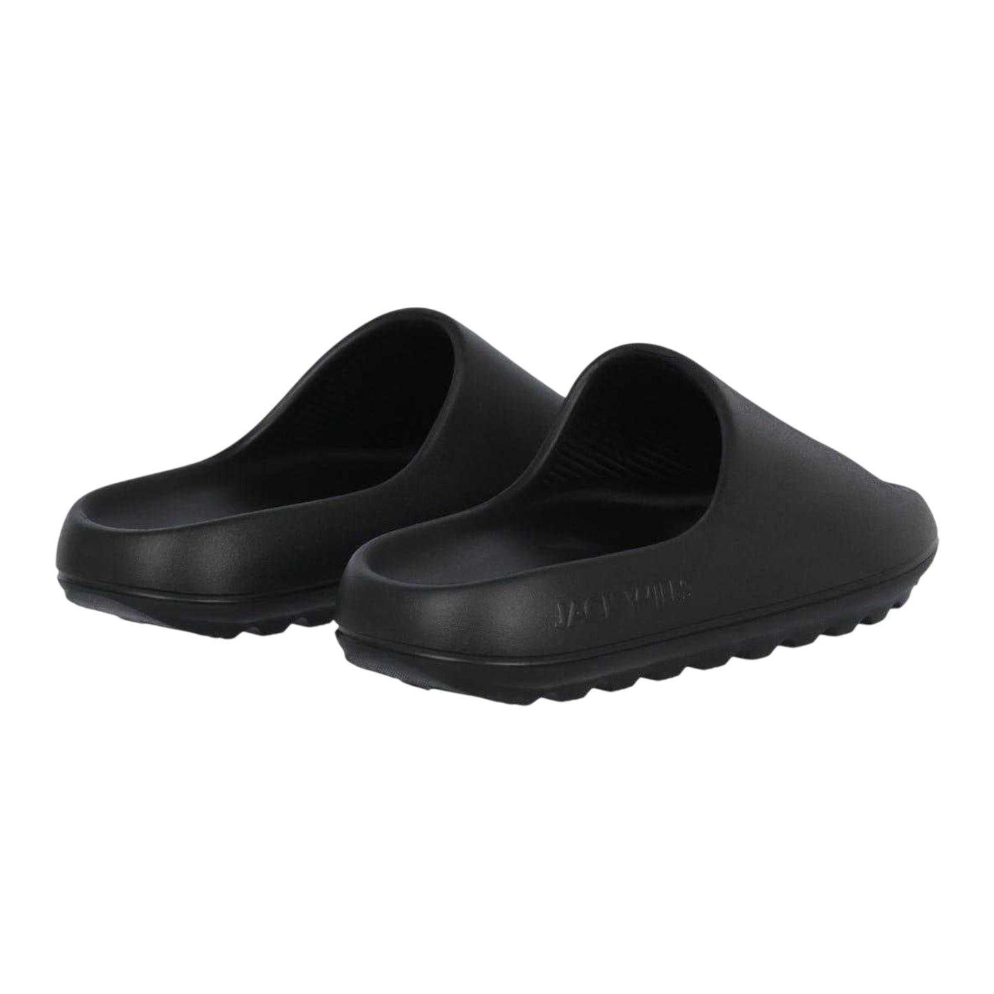 Black - Back - Jack Wills Childrens-Kids EVA Wide Strap Sliders