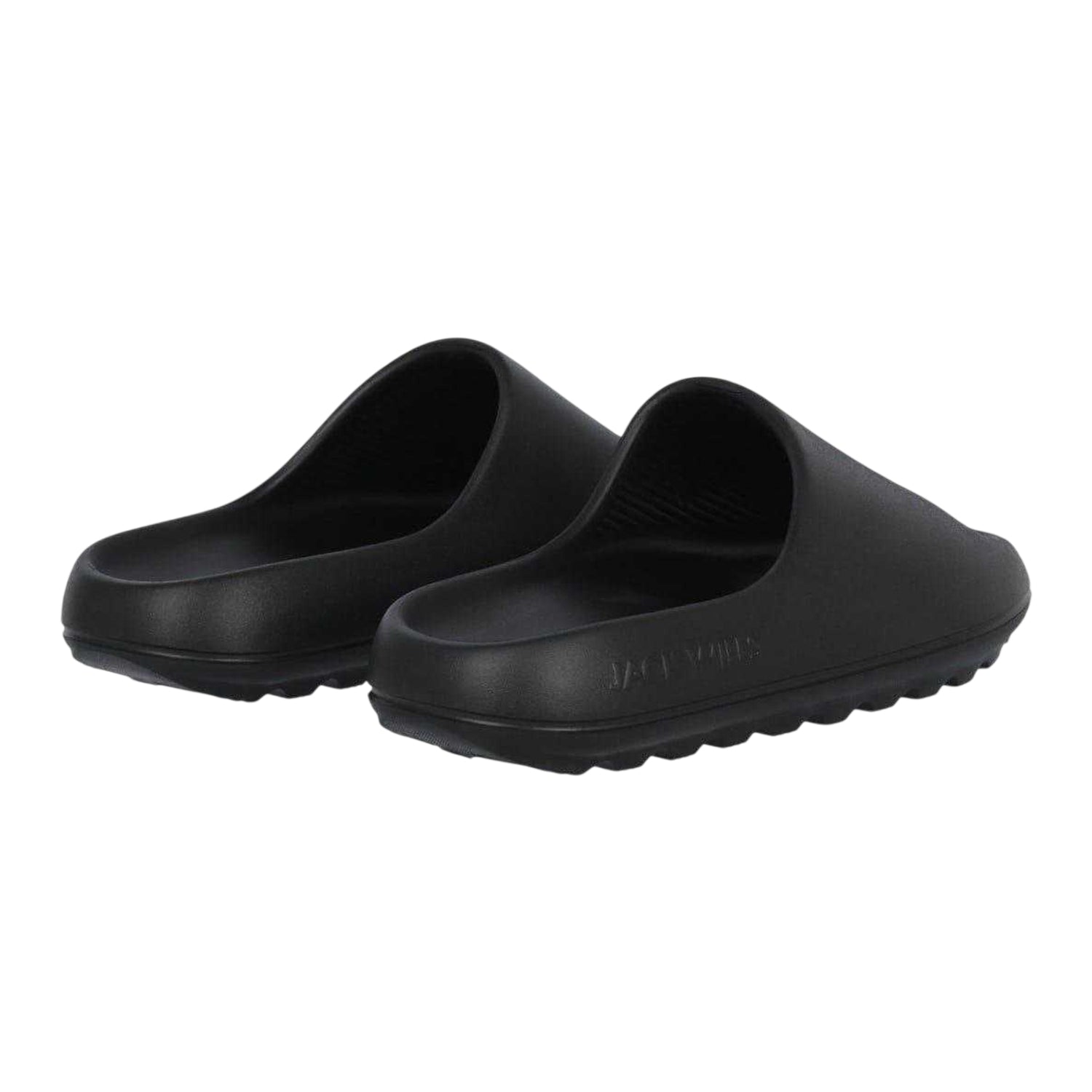 Black - Back - Jack Wills Childrens-Kids EVA Wide Strap Sliders
