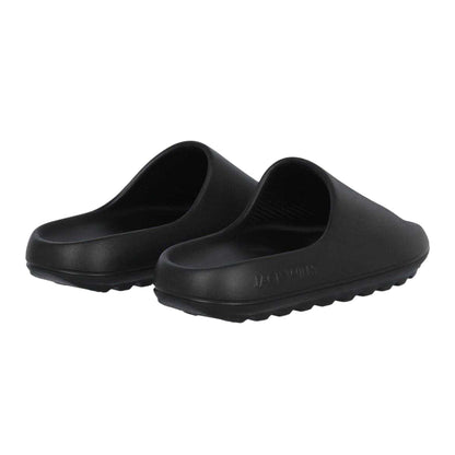 Black - Back - Jack Wills Childrens-Kids EVA Wide Strap Sliders