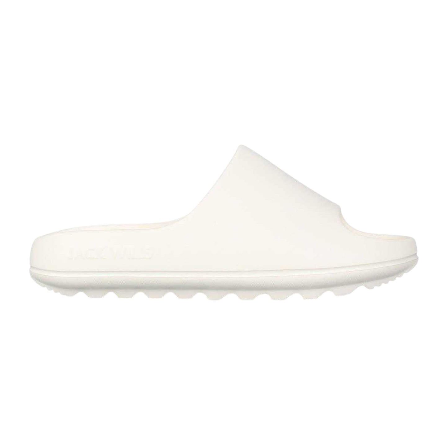 Bone - Front - Jack Wills Childrens-Kids EVA Wide Strap Sliders