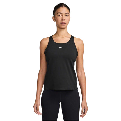 Black-White - Front - Nike Womens-Ladies Sleeveless Tank Top
