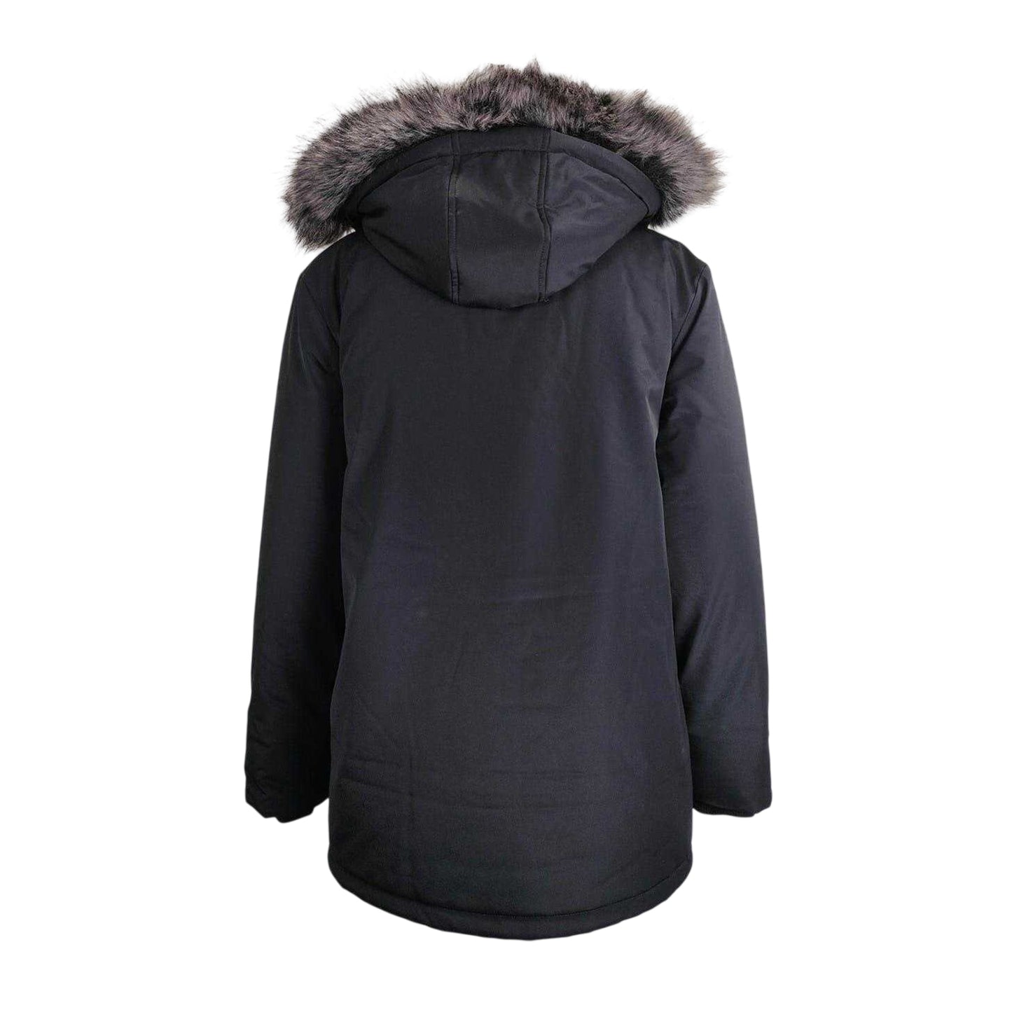 Black - Back - Jack Wills Mens Parka