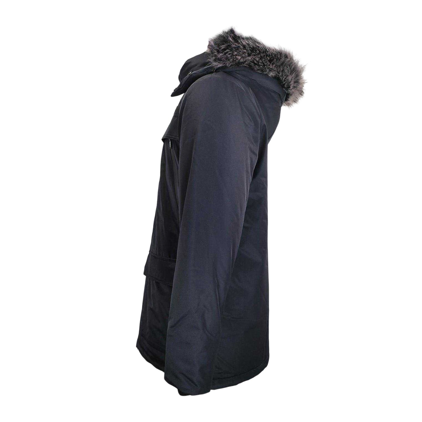 Black - Side - Jack Wills Mens Parka