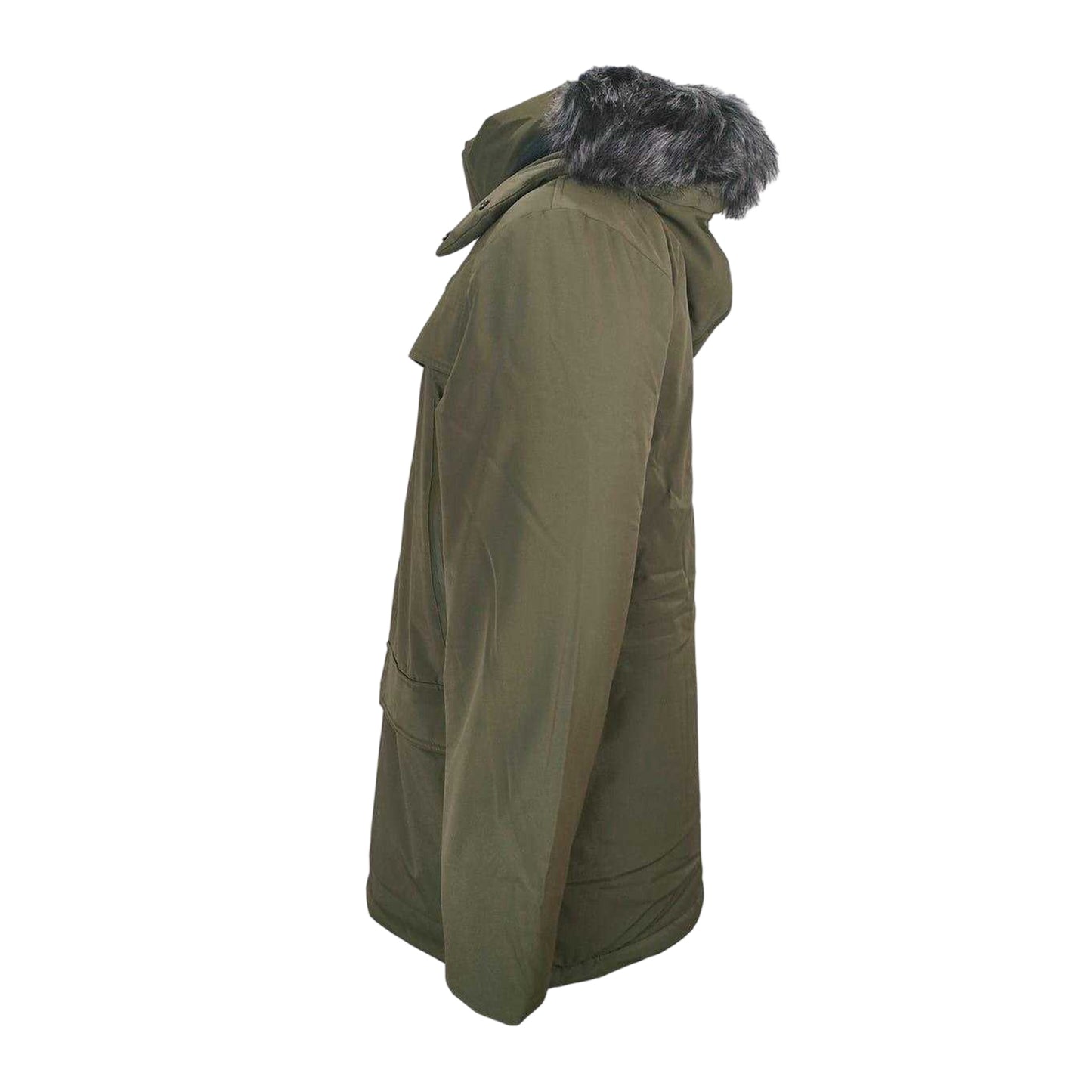 Olive - Side - Jack Wills Mens Parka