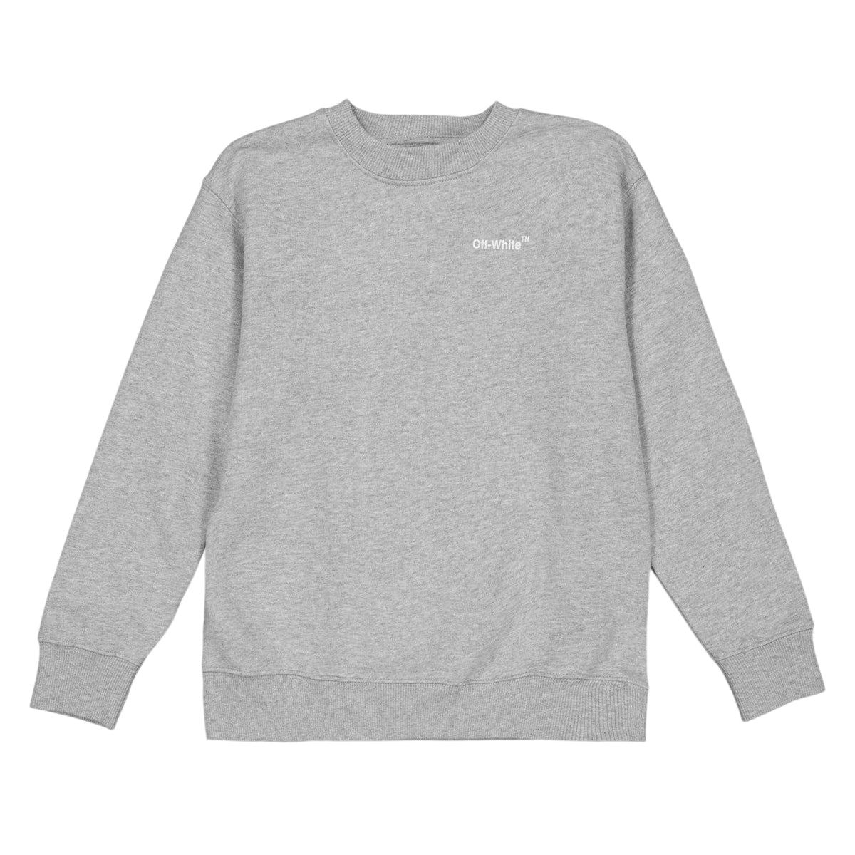 Grey - Front - Off White Childrens-Kids Monster Logo Regular Sweatshirt