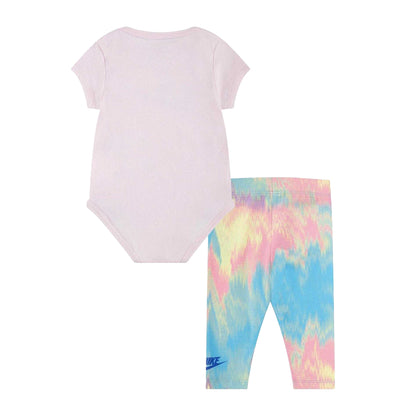 Ocean Bliss - Back - Nike Baby Girls Tie Dye Bodysuit Set
