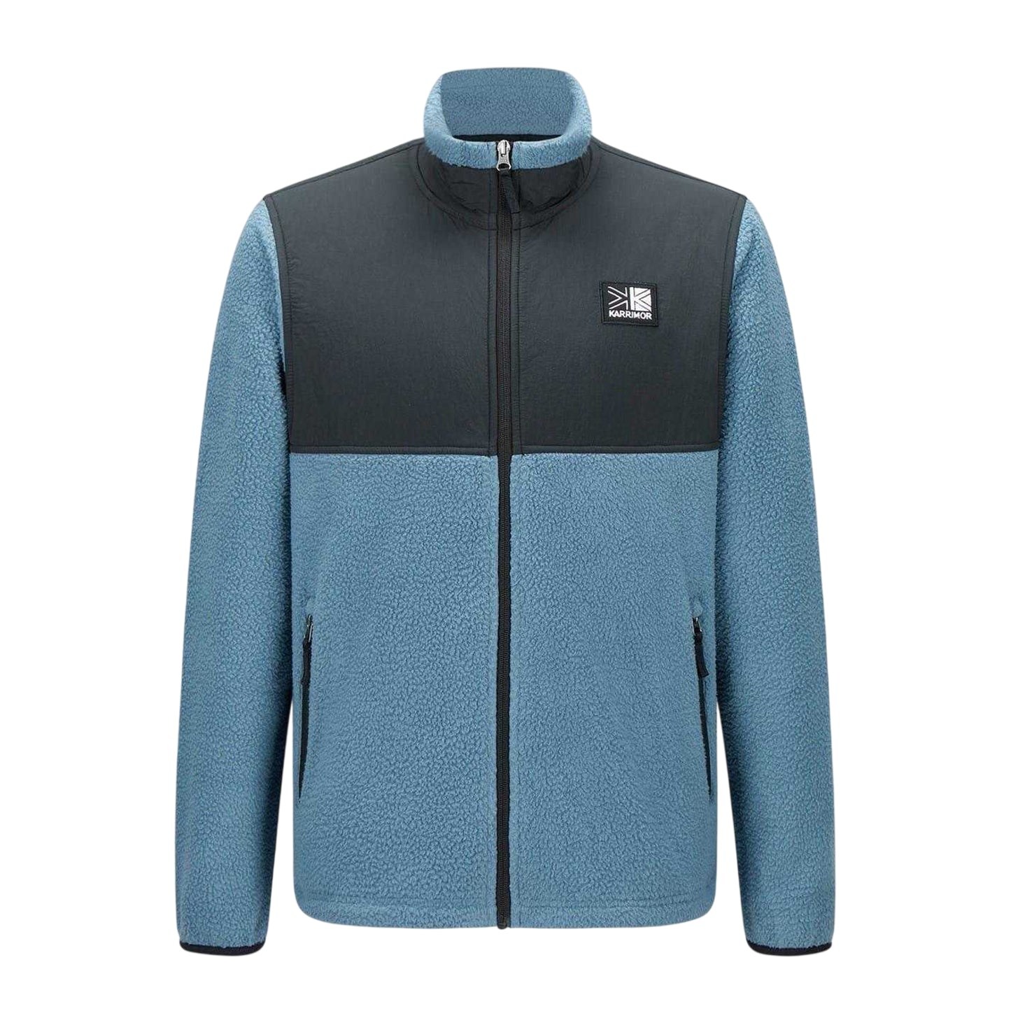 Blue-Black - Front - Karrimor Mens Base Camp Fleece Jacket