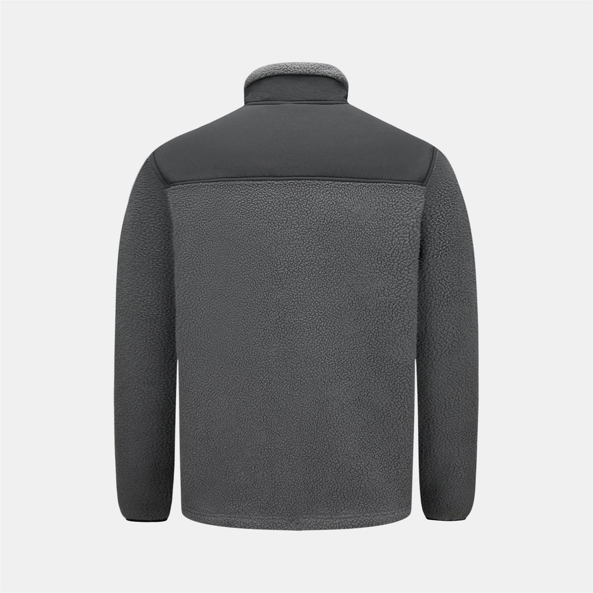 Grey-Black - Back - Karrimor Mens Base Camp Fleece Jacket