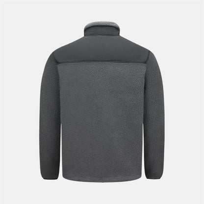 Grey-Black - Back - Karrimor Mens Base Camp Fleece Jacket