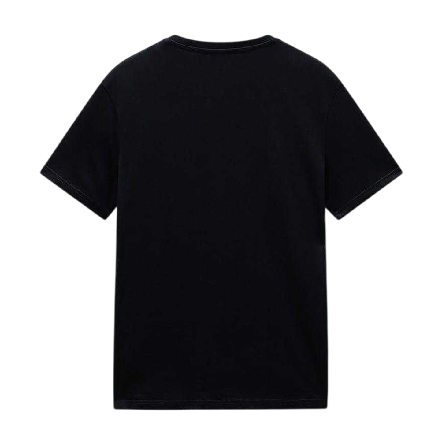 Black - Back - Napapijri Mens Salis Logo Short-Sleeved T-Shirt