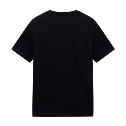 Black - Back - Napapijri Mens Salis Logo Short-Sleeved T-Shirt