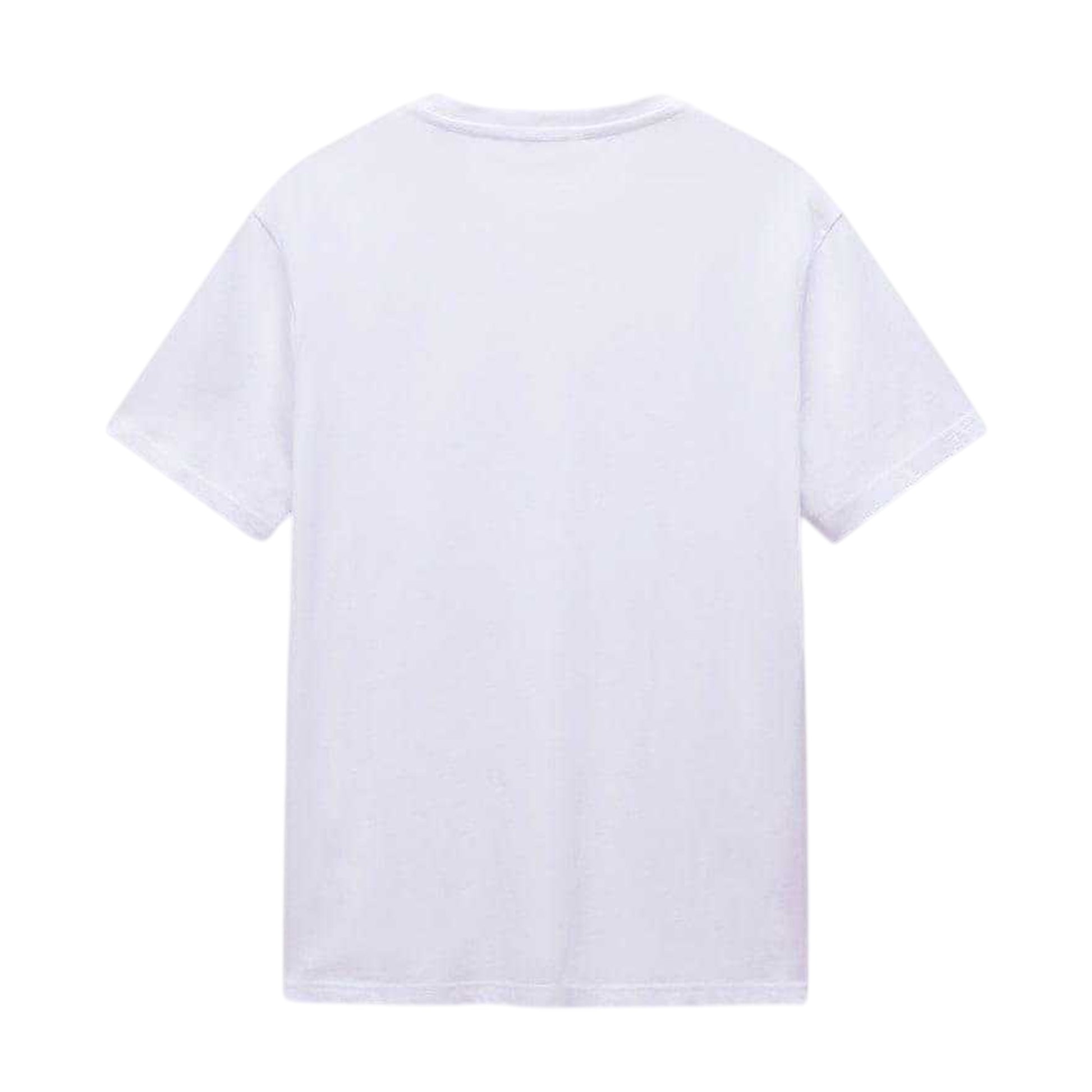 Bright White - Back - Napapijri Mens Salis Logo Short-Sleeved T-Shirt