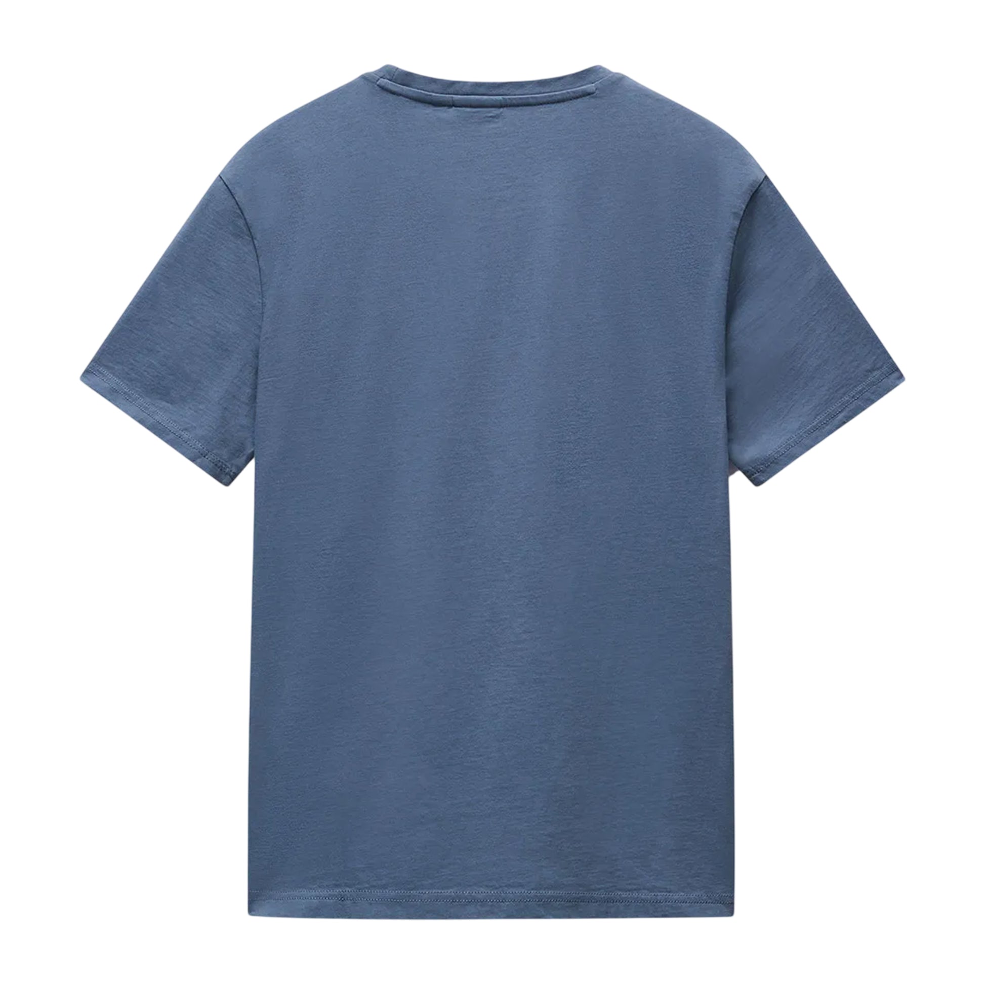 Stormy Weather - Back - Napapijri Mens Salis Logo Short-Sleeved T-Shirt