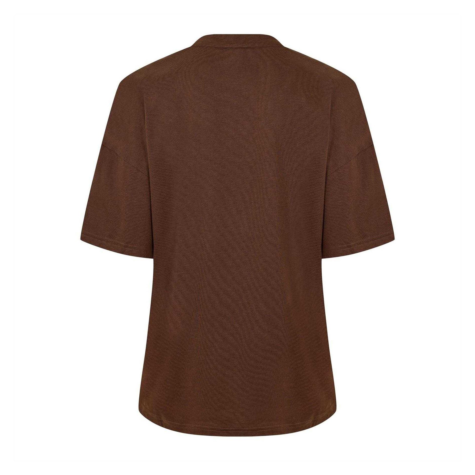 Espresso Brown - Back - Puma Womens-Ladies Train Oversized T-Shirt