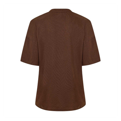 Espresso Brown - Back - Puma Womens-Ladies Train Oversized T-Shirt