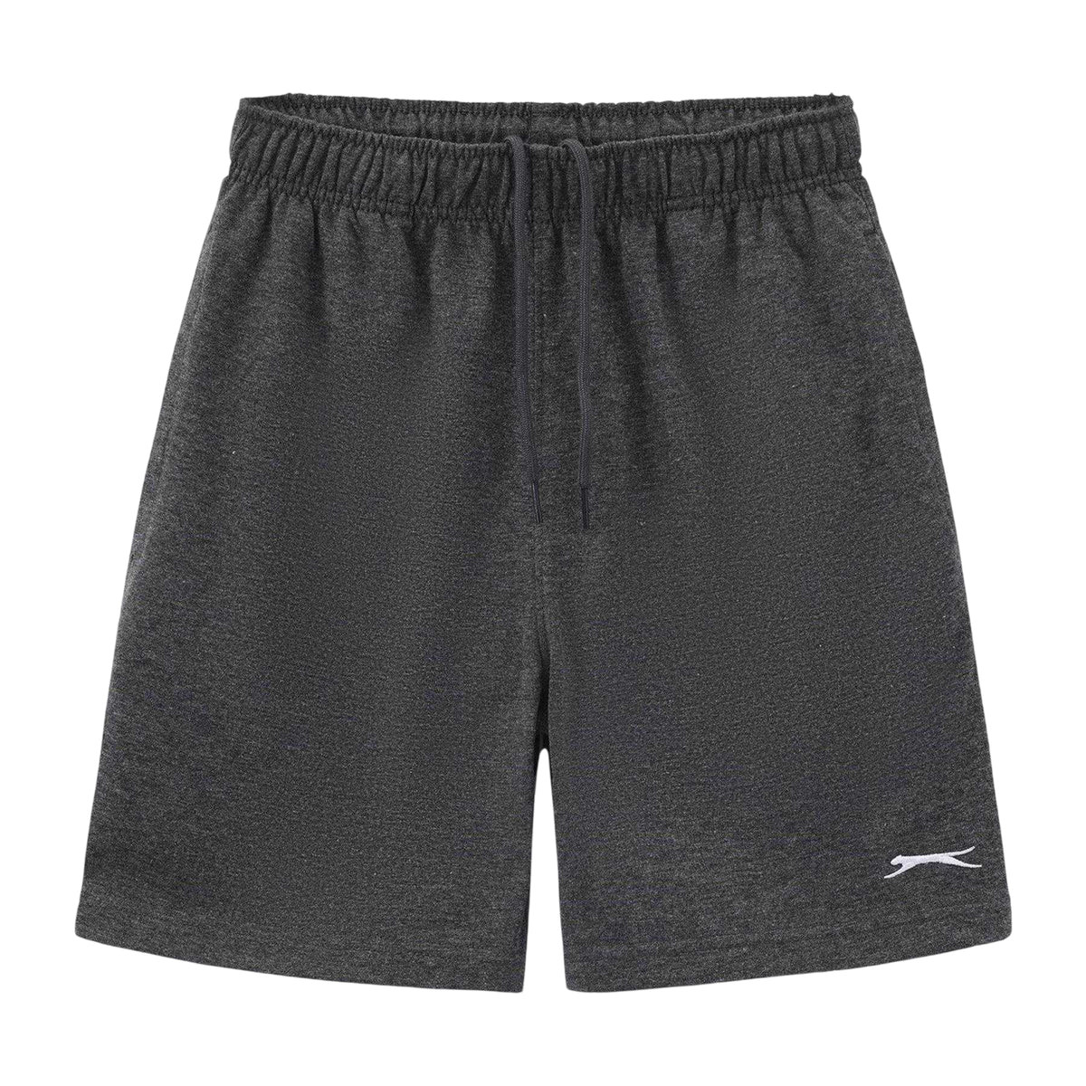 Charcoal Marl - Front - Slazenger Childrens-Kids Jersey Shorts
