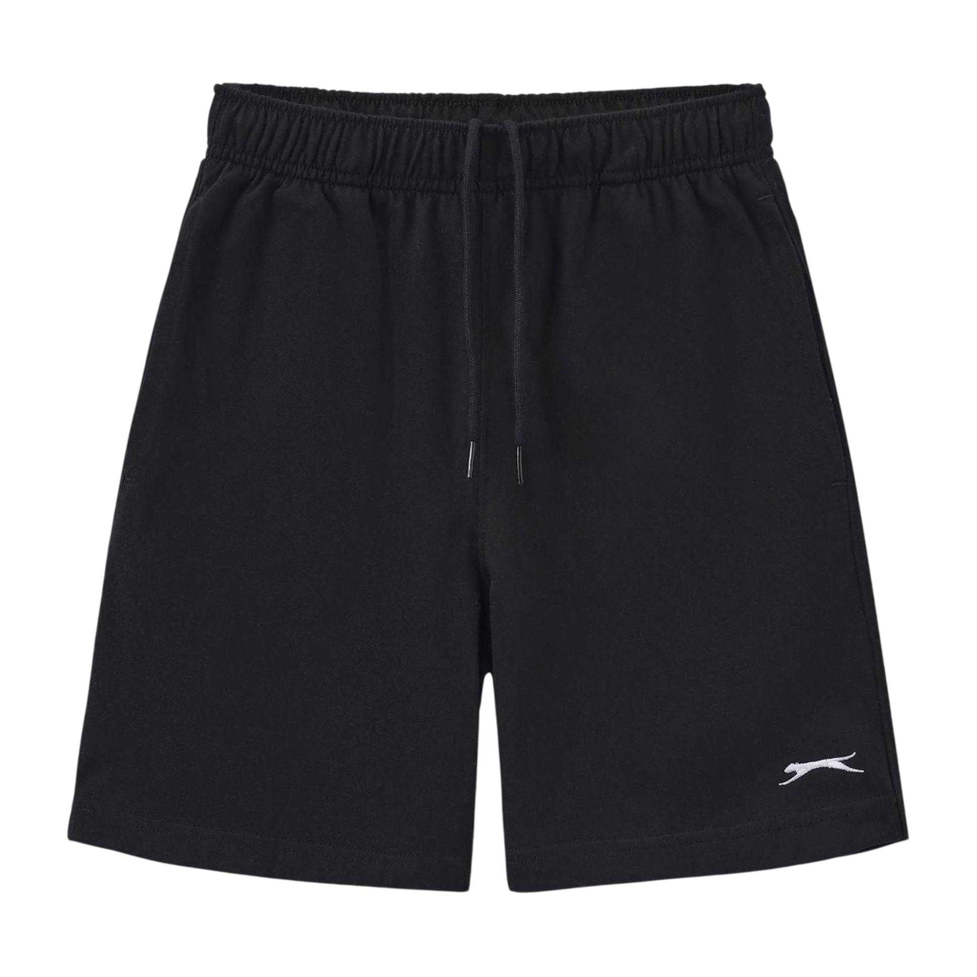 Black - Front - Slazenger Childrens-Kids Jersey Shorts