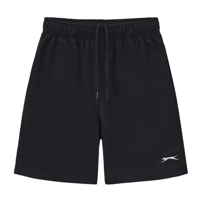 Black - Front - Slazenger Childrens-Kids Jersey Shorts