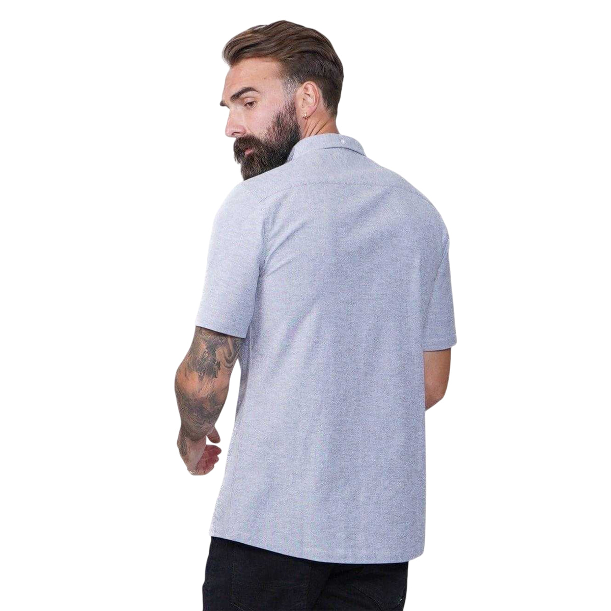 Blue - Back - Firetrap Mens Classic Oxford Shirt