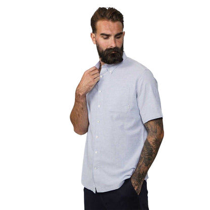 Grey - Front - Firetrap Mens Classic Oxford Shirt