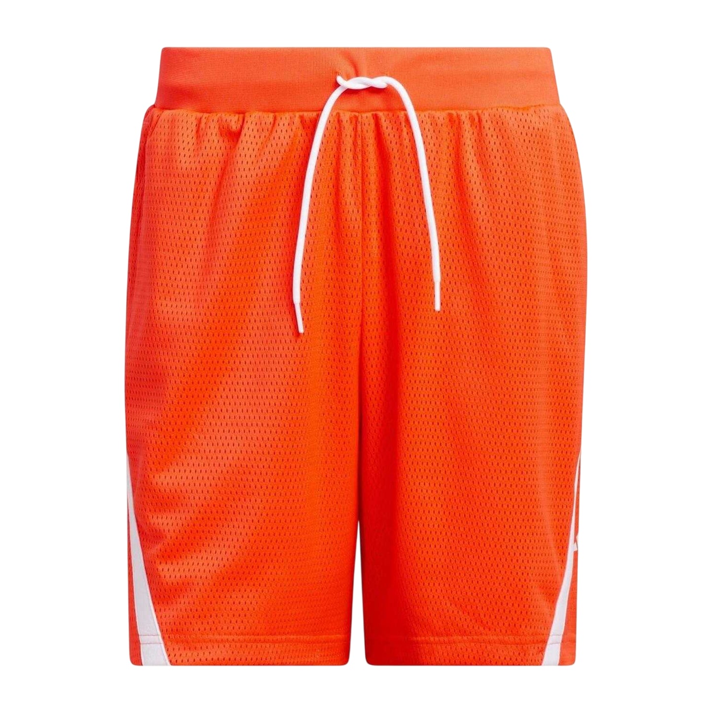 Solar Red - Front - Adidas Mens Polyester 3 Stripes Football Shorts