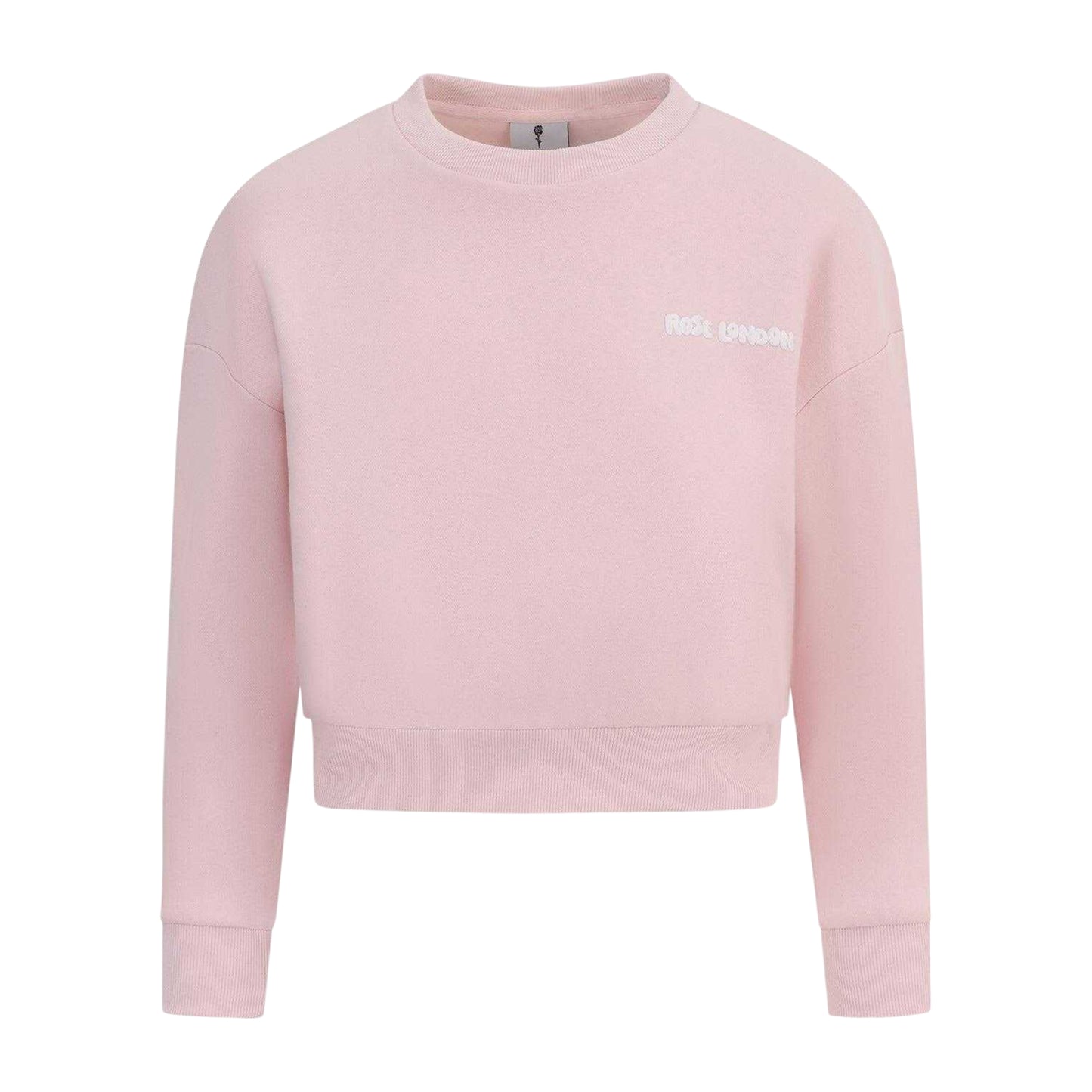 Pink - Front - Rose London Girls Sweatshirt