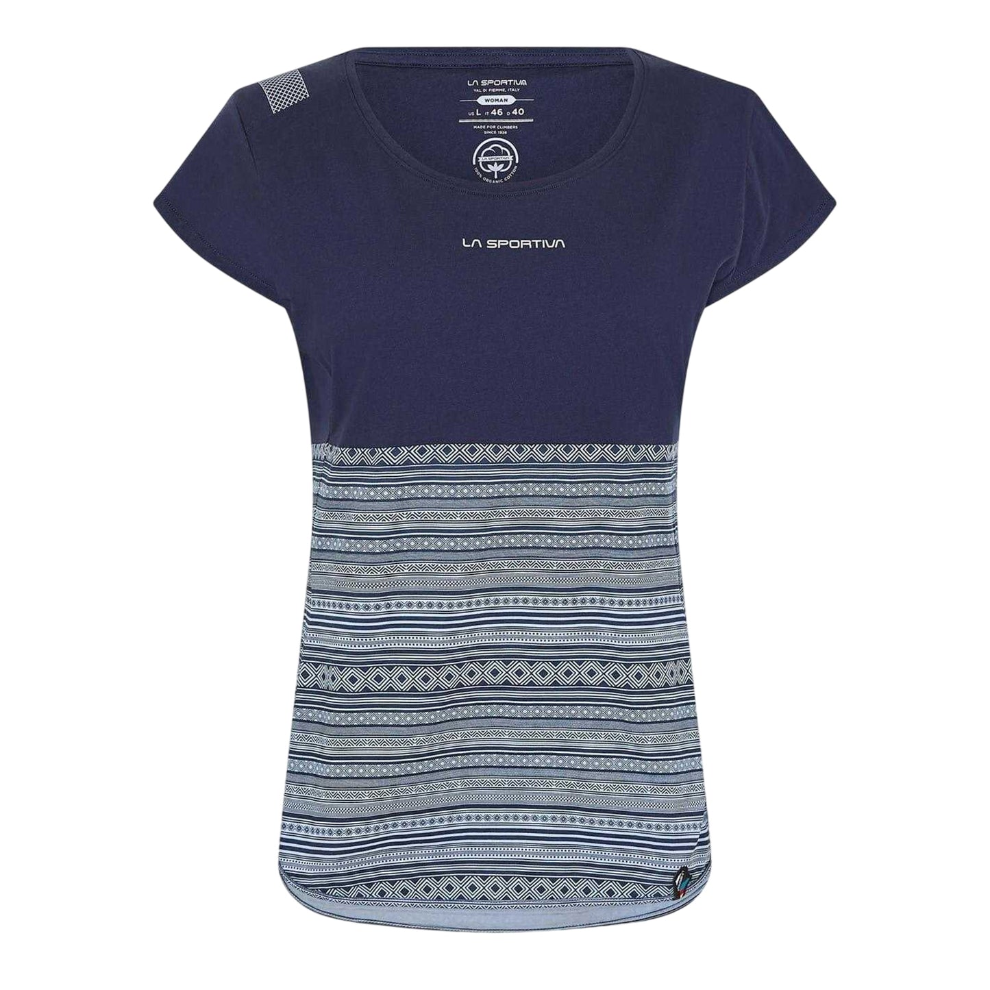 Blue - Front - La Sportiva Womens-Ladies Lidra Lines Sport T-Shirt