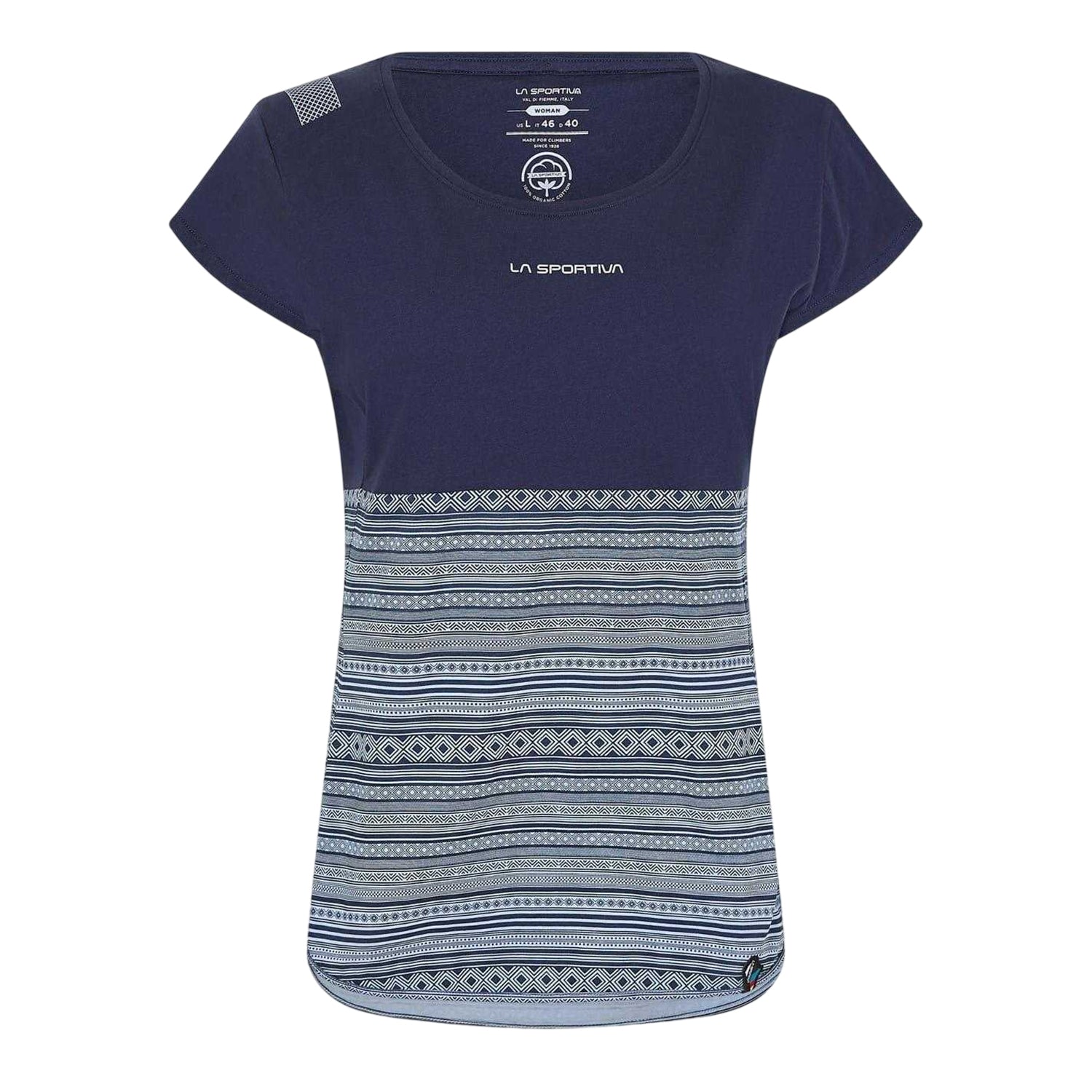 Blue - Front - La Sportiva Womens-Ladies Lidra Lines Sport T-Shirt