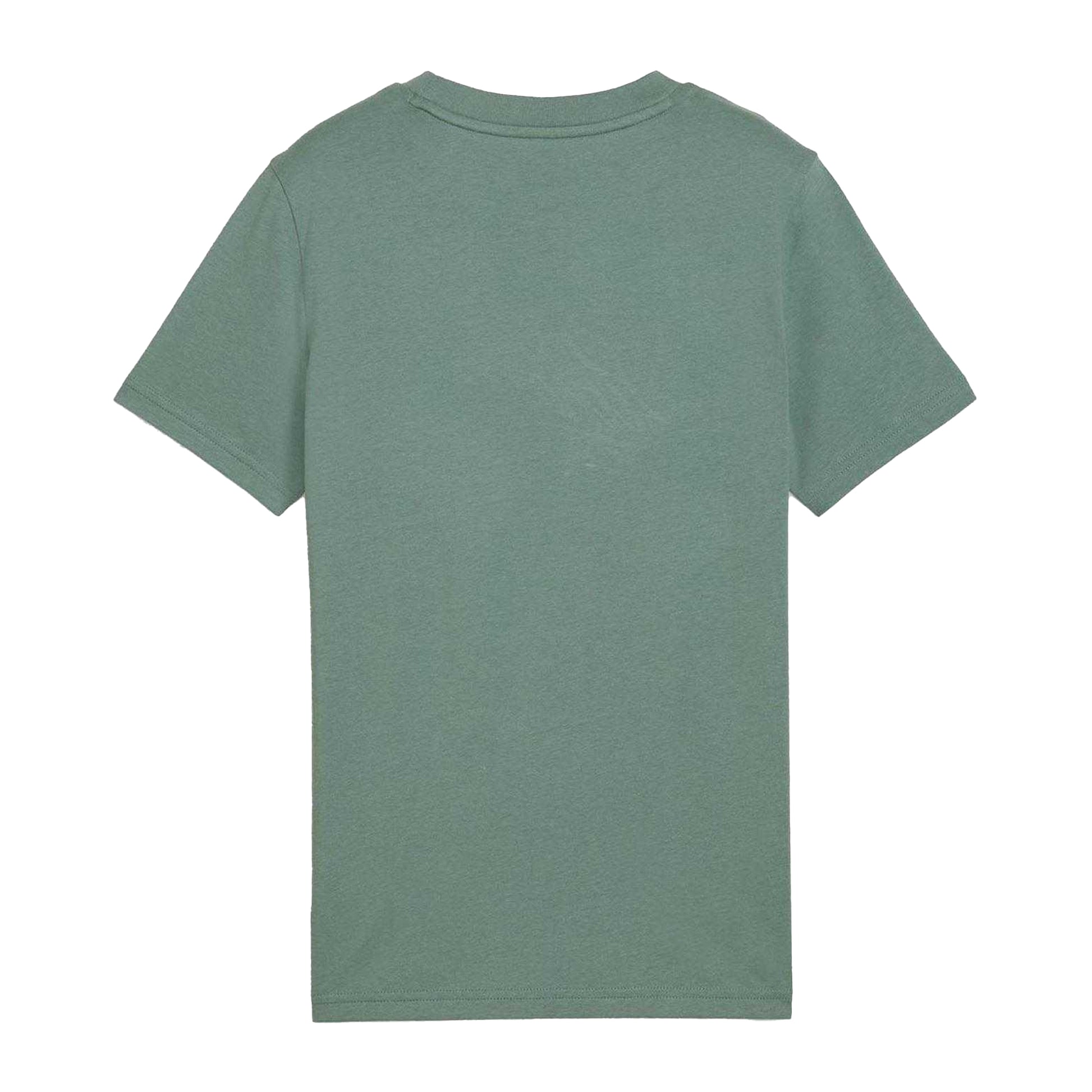 Green - Back - Puma Childrens-Kids Script T-Shirt