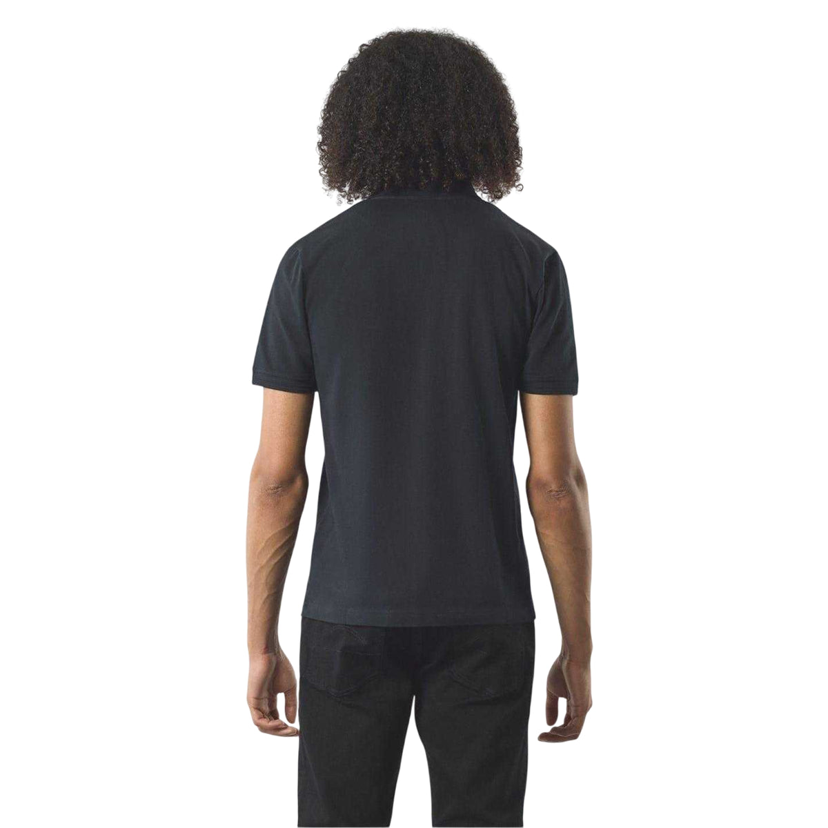 Black - Back - Pretty Green Mens House Paisley Polo Shirt