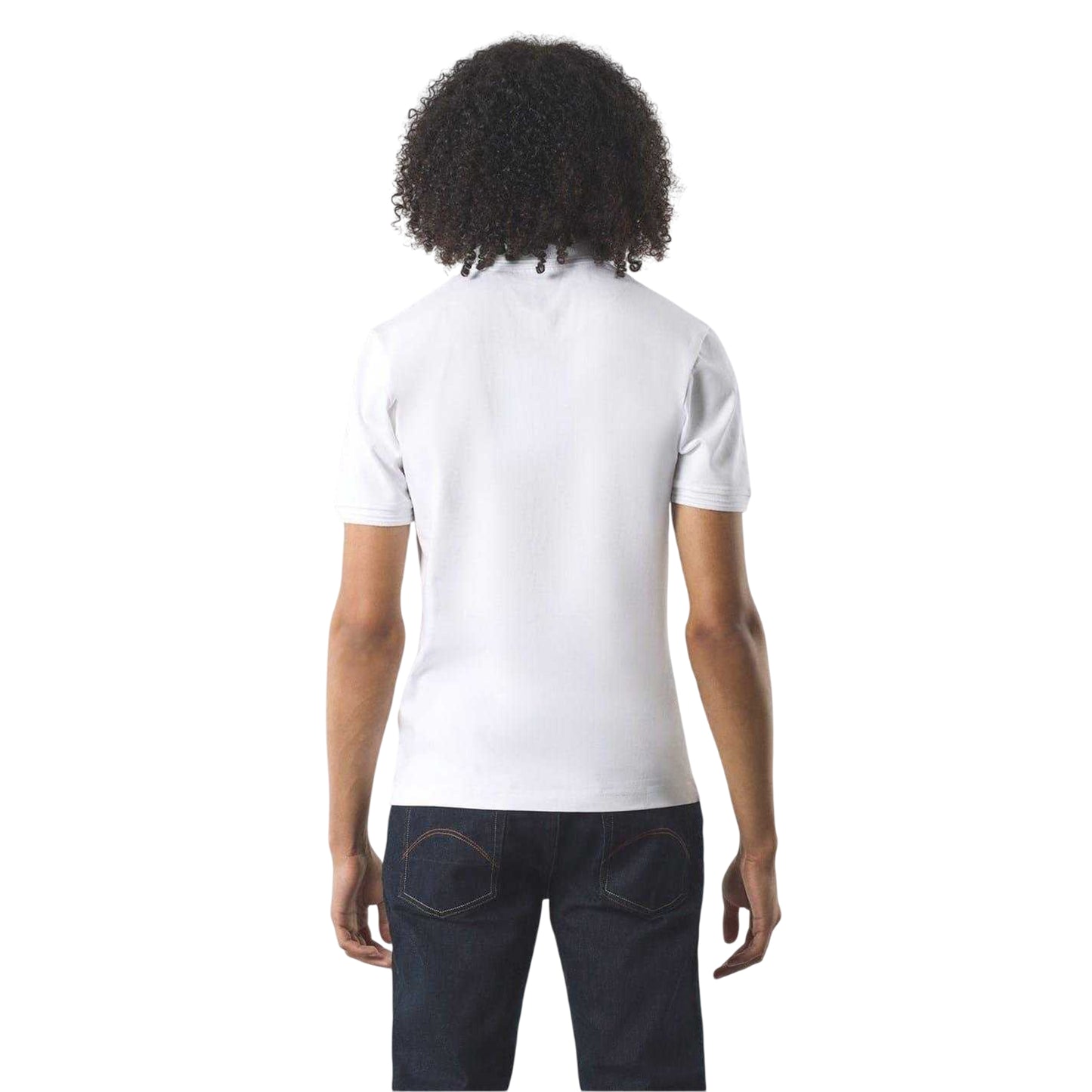 White - Back - Pretty Green Mens House Paisley Polo Shirt