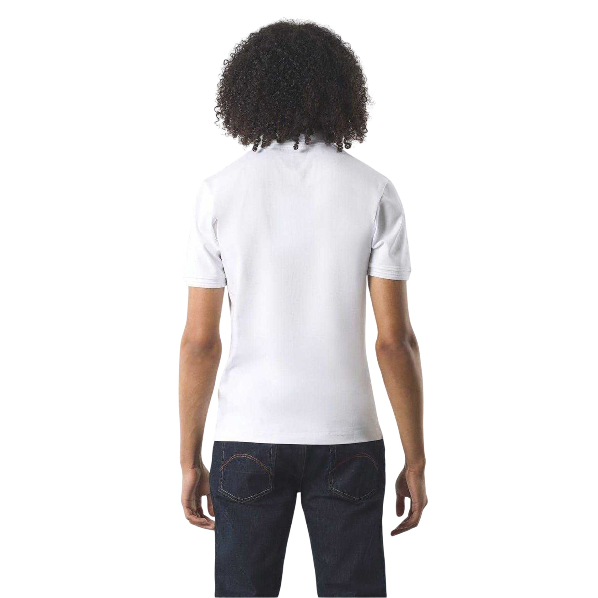 White - Back - Pretty Green Mens House Paisley Polo Shirt