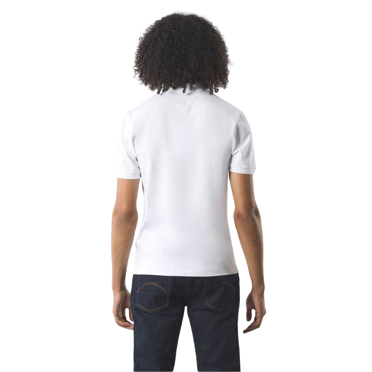 White - Back - Pretty Green Mens House Paisley Polo Shirt