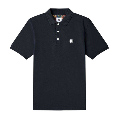 Black - Front - Pretty Green Mens House Paisley Polo Shirt
