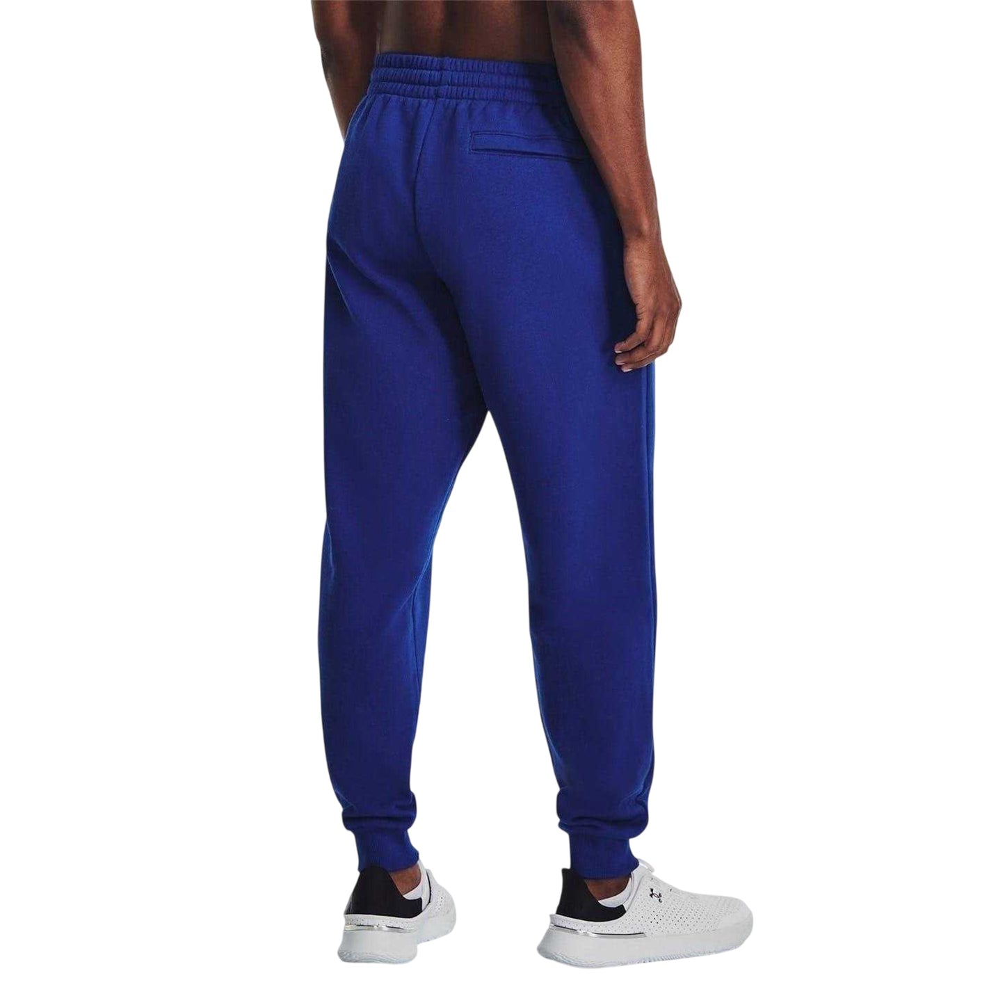 Dark Blue - Back - Under Armour Mens Rival Fleece Joggers