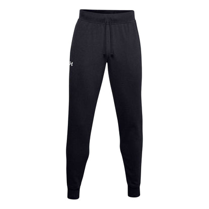 Black - Front - Under Armour Mens Rival Fleece Joggers