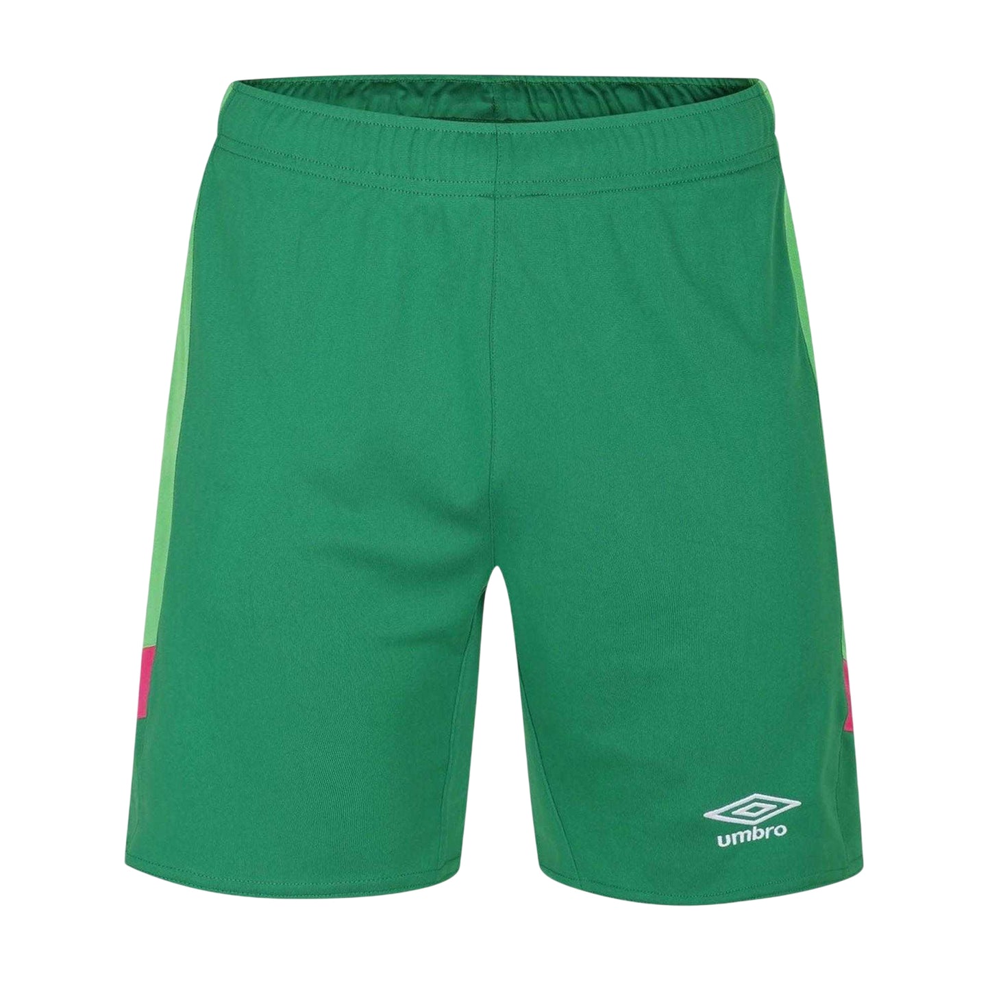 Green - Front - Umbro Childrens-Kids Regular Football Goalkeeper Shorts